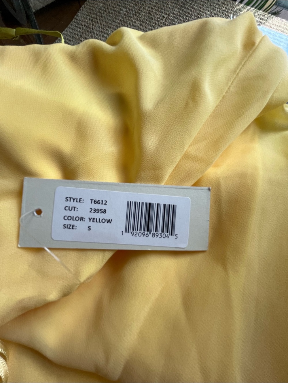 Yellow Midi Dress with Feminine Draping - Brand Unspecified